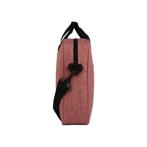 Купить Сумка для ноутбука Wing с вертикальным наружным карманом, красный (Р) с нанесением логотипа