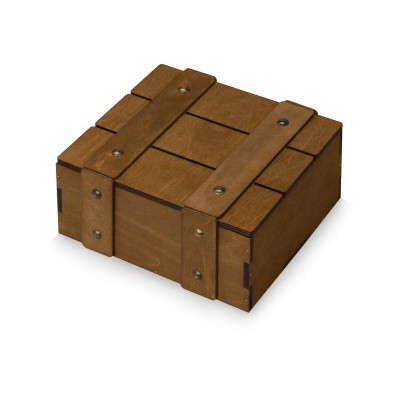 Купить Подарочная коробка деревянная Quadro с нанесением логотипа