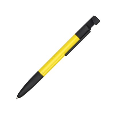 Купить Ручка-стилус металлическая шариковая многофункциональная (6 функций) Multy, желтый с нанесением