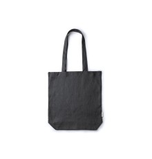 Сумка MAFIL из конопляной ткани плотностью 200 г/м2 с донной вставкой, черный