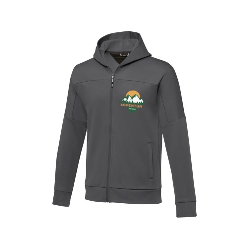 Купить Мужская спортивная трикотажная куртка Nubia на молнии, storm grey с нанесением логотипа