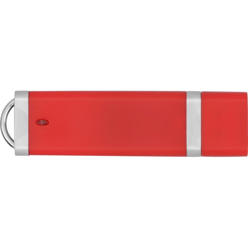 Купить Флеш-карта USB 2.0 16 Gb Орландо, красный с нанесением логотипа