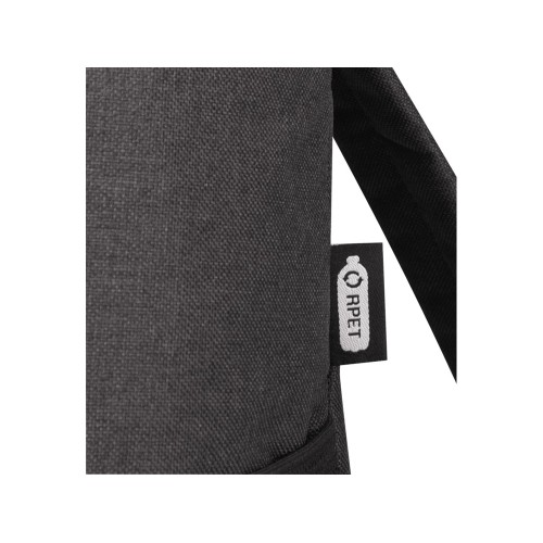 Купить Excursion, рюкзак-холодильник из переработанного РЕТ-пластика - Heather Charcoal с нанесением логотипа Купить Excursion, рюкзак-холодильник из переработанного РЕТ-пластика - Heather Charcoal с нанесением логотипа