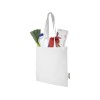 Купить Эко-сумка Madras объемом 7 л из переработанного хлопка плотностью 140 г/м2, белый с нанесением логотипа