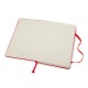Купить Записная книжка Moleskine Classic (в линейку) в твердой обложке, Large (13х21см), красный с нанесением логотипа