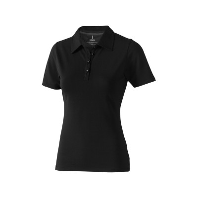 Купить Рубашка поло Markham женская, антрацит/черный с нанесением логотипа