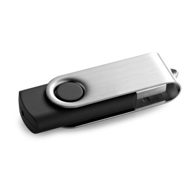 Купить CLAUDIUS 16GB. Флешка USB 16ГБ, Черный с нанесением логотипа