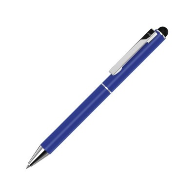 Купить Металлическая шариковая ручка To straight SI touch, синий с нанесением