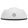 Купить Мини-светильник с сенсорным управлением Orbit, белый/черный с нанесением логотипа