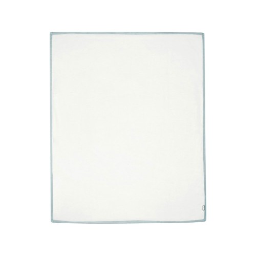 Купить Плед Marigold из флиса из вторичного ПЭТ и искусственного меха, серый/белый с нанесением логотипа