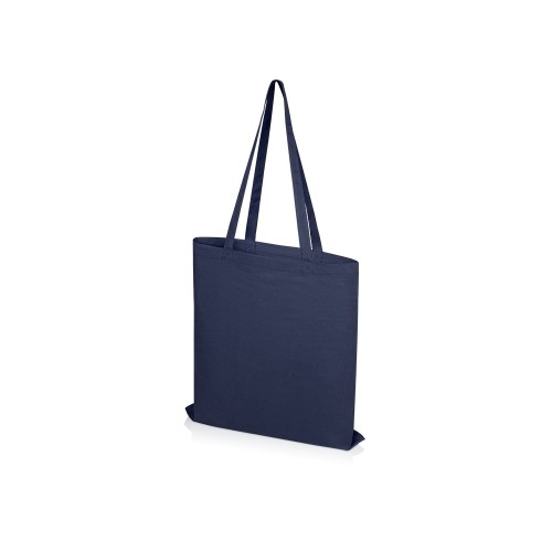 Купить Сумка из хлопка Carryme 105, темно-синий с нанесением логотипа