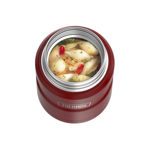 Купить Термос из нерж. стали с ложкой тм THERMOS SK3000 MRR 0,47L с нанесением логотипа