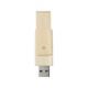 Купить Rotate, USB-накопитель объемом 8 ГБ, бежевый с нанесением логотипа