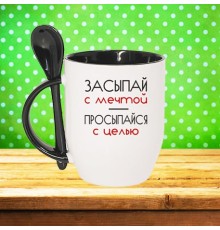 Кружка с ложкой 