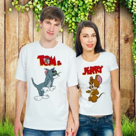 Парные футболки "Том и Джери"