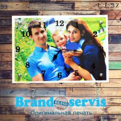 Часы на стену с фотографией | печать на сувенирах