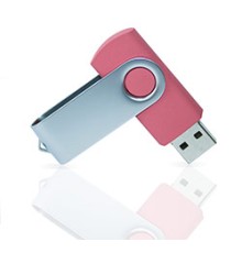 Флешка PVC001 (розовый 7423 c) с чипом 4 гб