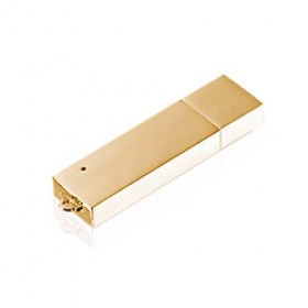 Флешка ME001 (золото) с чипом 4 гб