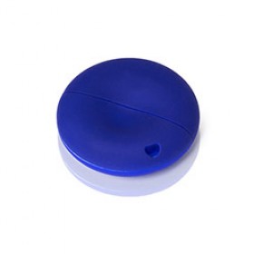 Флешка PL056,soft (синий) с чипом 4 гб