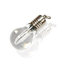 Флешка ST005 (серебро) с чипом 32 гб с красной подсветкой