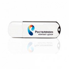 Флешка PL047 (белый) с чипом 16 гб