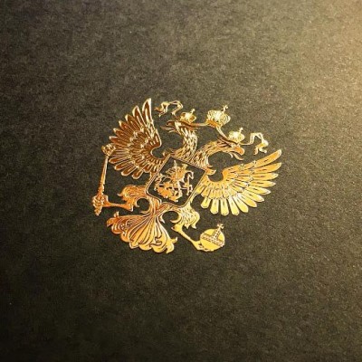Металлические наклейки (золото)