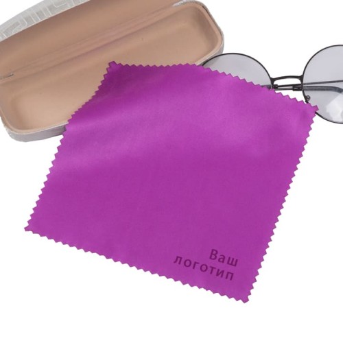 Профессиональная услуга нанесения логотипа на микрофибровые салфетки для очков