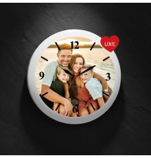 Настенные круглые часы с Вашей фотографией