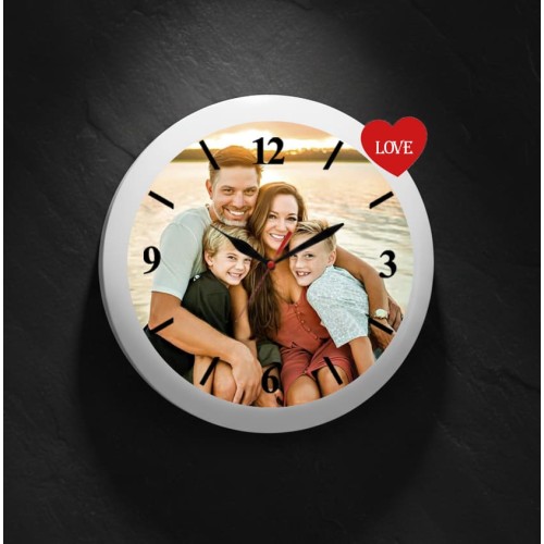 Настенные часы с фото: Создайте уникальные круглые часы с вашей фотографией